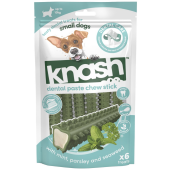 Дентално лакомство за кучета  Knash Dental Paste Chew Small  6pk  с мента, магданоз и морски водорасли